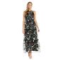 Womens R&M Richards Sleeveless Floral Illusion Neck Gown - image 1