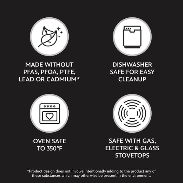 Farberware® Disney Monochrome 9.5in. Ceramic Nonstick Fry Pan