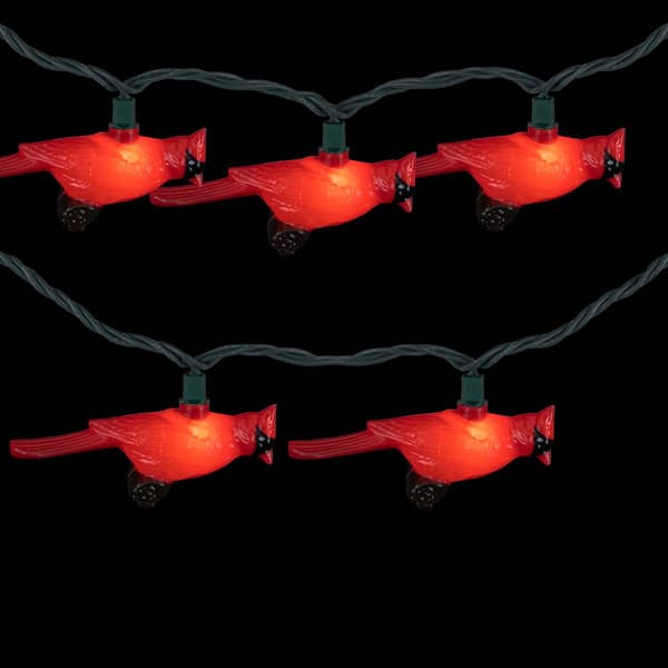 Northlight Seasonal 6ft. Cardinal Patio Light Set