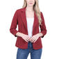 Petite NY Collection 3/4 Sleeve Open Front Knit Ottoman Jacket - image 1