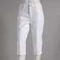 Petite Tailormade 5 Pocket Solid Capris - image 1