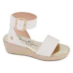 Big Girls Jessica Simpson Asha Cuff Wedge Sandals