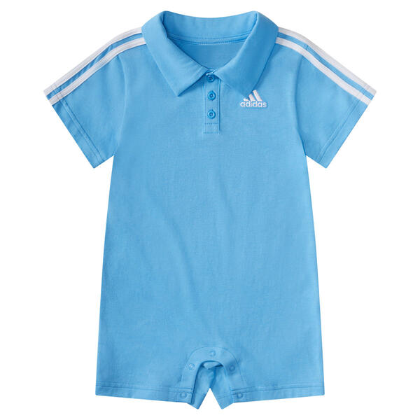 Baby Boy &#40;12-24M&#41; adidas&#40;R&#41; Cotton Polo Romper - image 