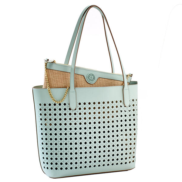 Nanette Lepore Hess Perforated Tote - image 