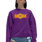 Plus Size LA Pop Art Mom Sunflower Word Art Crewneck Sweatshirt - image 1