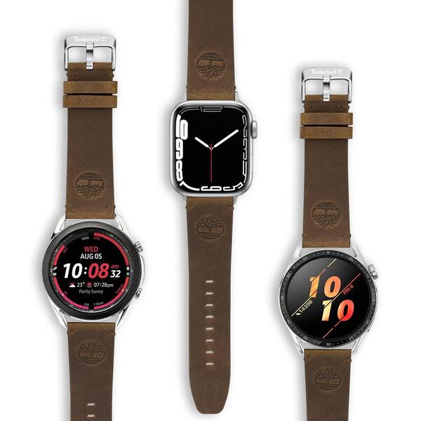 Unisex Timberland Ashby Saddle 20mm Smart Apple Watch&#174; Watchband
