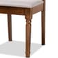 Baxton Studio Cherese Grey Fabric 5pc. Wood Dining Set - image 6