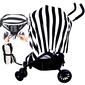 Womens Zalamoon Multi-Wear Striped Infinity Maternity Shawl - image 3