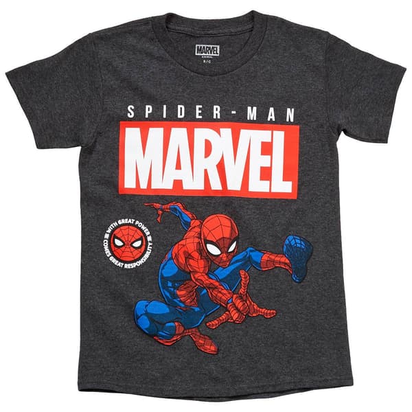 Boys (8-20) Marvel Spider-Man New York Short Sleeve Graphic Tee - image 