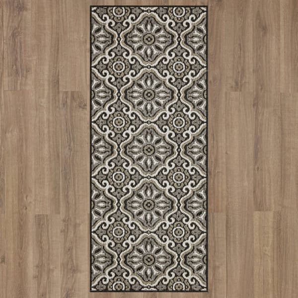 Mohawk Home Waterside Dark Grey Runner - image 