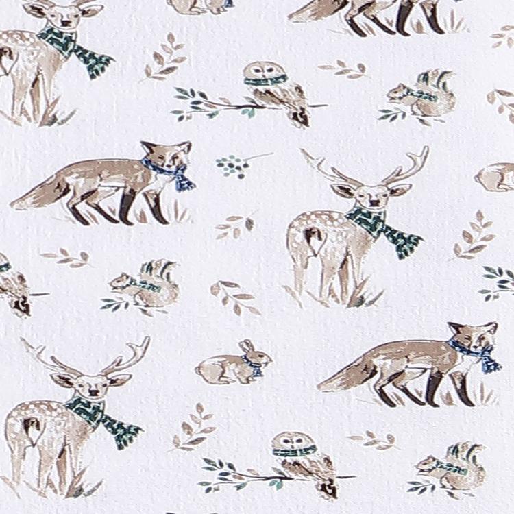 Eddie Bauer Woodland Friends Cotton Flannel Sheet Set