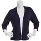 Womens 89th & Madison Pointelle Detail Peplum Cardigan - image 1