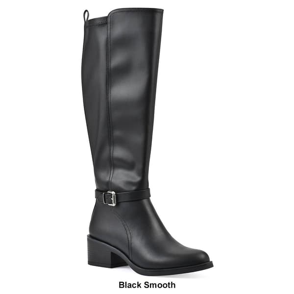 Womens White Mountain Custard Tall Boots - Wide Calf