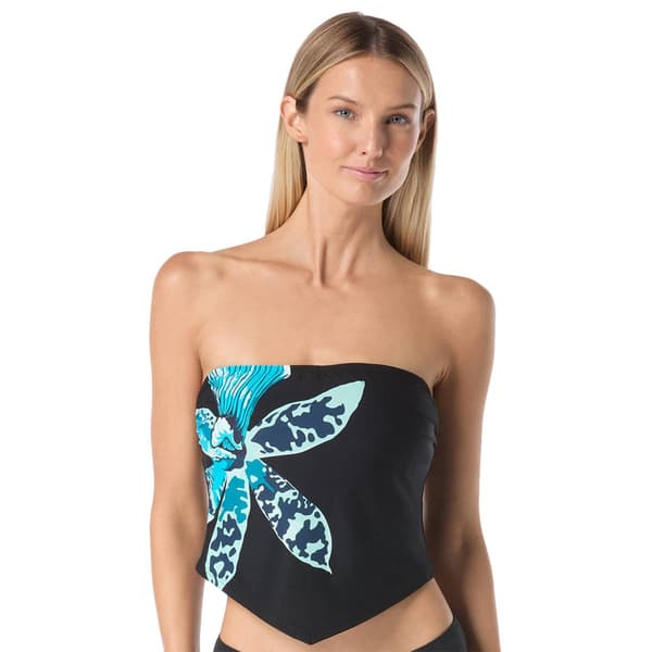 Womens Vince Camuto Midnight Orchid Tankini Tube Top