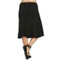Womens 24/7 Comfort Apparel Calf Length Skirt - Black - image 2