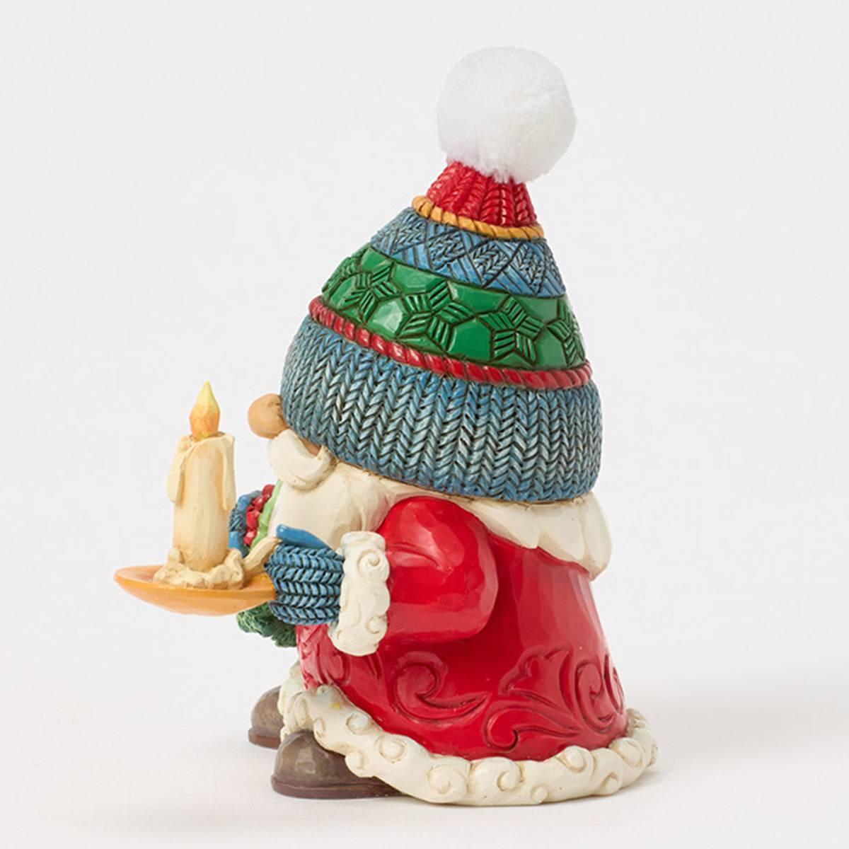 Jim Shore Gnome Chamber Candle Christmas Figurine
