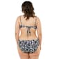 Juniors Plus YMI® 2pc. Bandeau Bikini Swim Set-Black Leaf - image 3