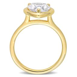 Gemstone Classics™ 10kt. Gold 2ctw. Moissanite Heart Ring