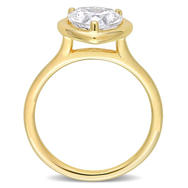 Gemstone Classics™ 10kt. Gold 2ctw. Moissanite Heart Ring