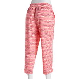 Womens Muk Luks&#174; Zipper Stripe Tribal Capri Pajama Pants