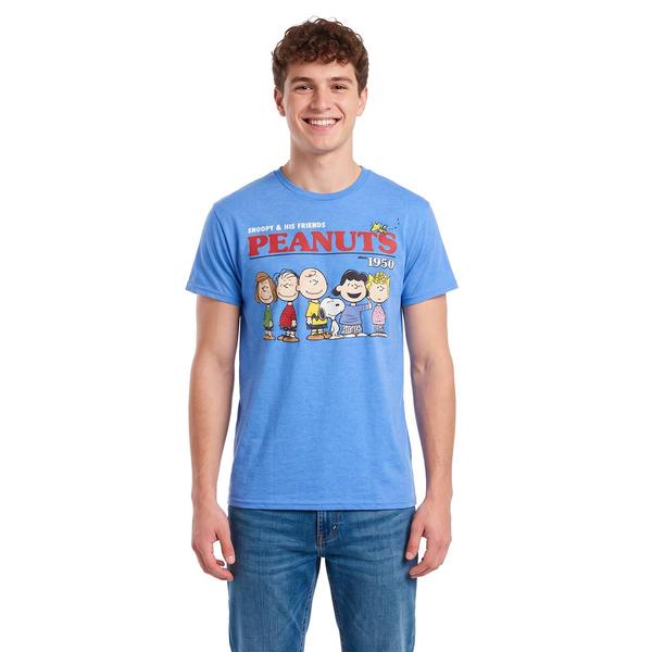Young Mens Peanuts(tm) Snoopy Group Shot Graphic Tee - image 
