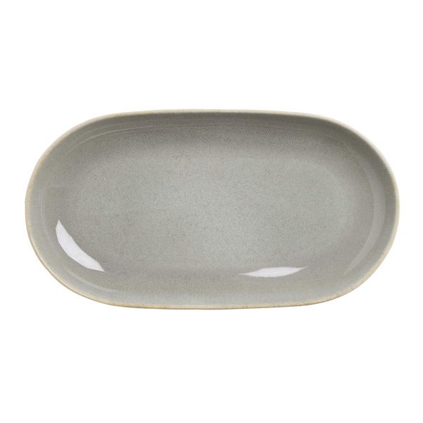 Sango Resona Moss/Cream Large Ceramic Serving Platters - Set of 2