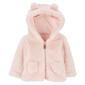 Baby Girl &#40;3-24M&#41; Carter&#8217;s&#174; Sherpa Hooded Jacket w/ Ears - image 2