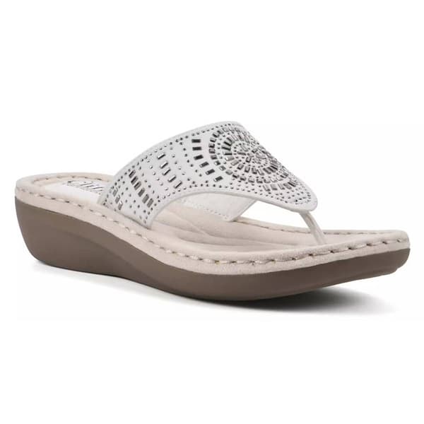 Womens Cliffs by White Mountain Cienna Wedge Sandals - image 