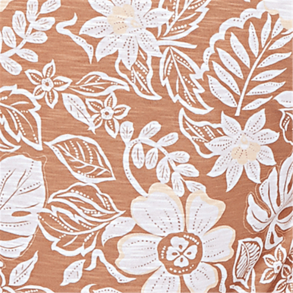 Womens Hears of Palm Cool & Collected Floral Embellished Tee