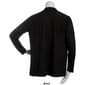 Womens Notations Long Sleeve Solid Hacci Open Cardigan - image 2