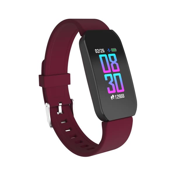 Unisex iTouch Air 3 Burgundy/Black Smartwatch - 500144B-42-G10 - image 