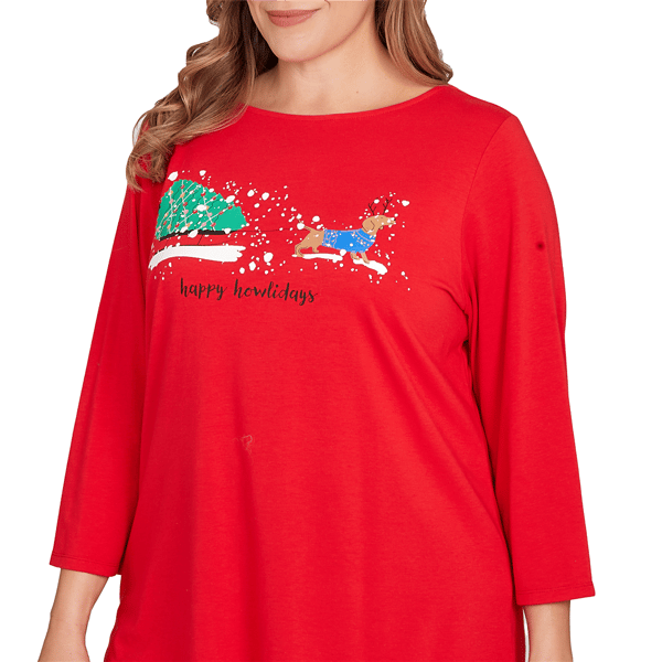 Plus Size Ruby Rd. Must Haves II Happy Howlidays Tee