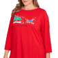 Plus Size Ruby Rd. Must Haves II Happy Howlidays Tee - image 5