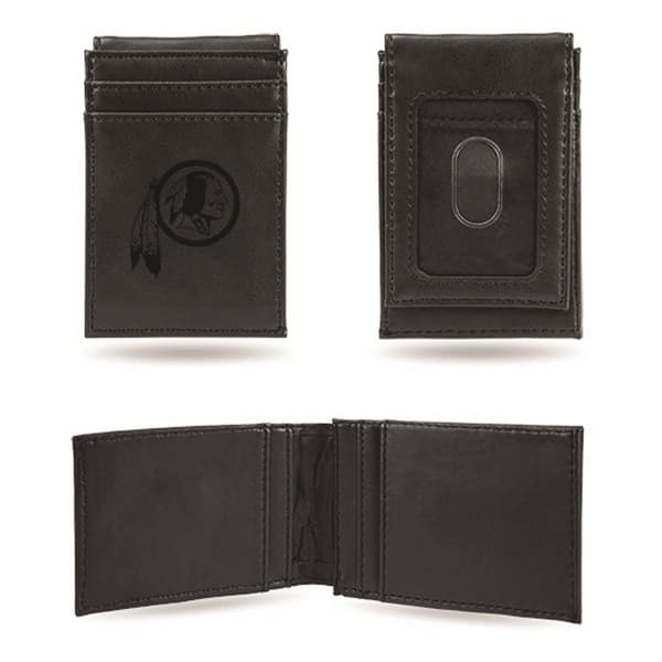 Mens NFL Washington Football Team Faux Leather Pocket Wallet - image 