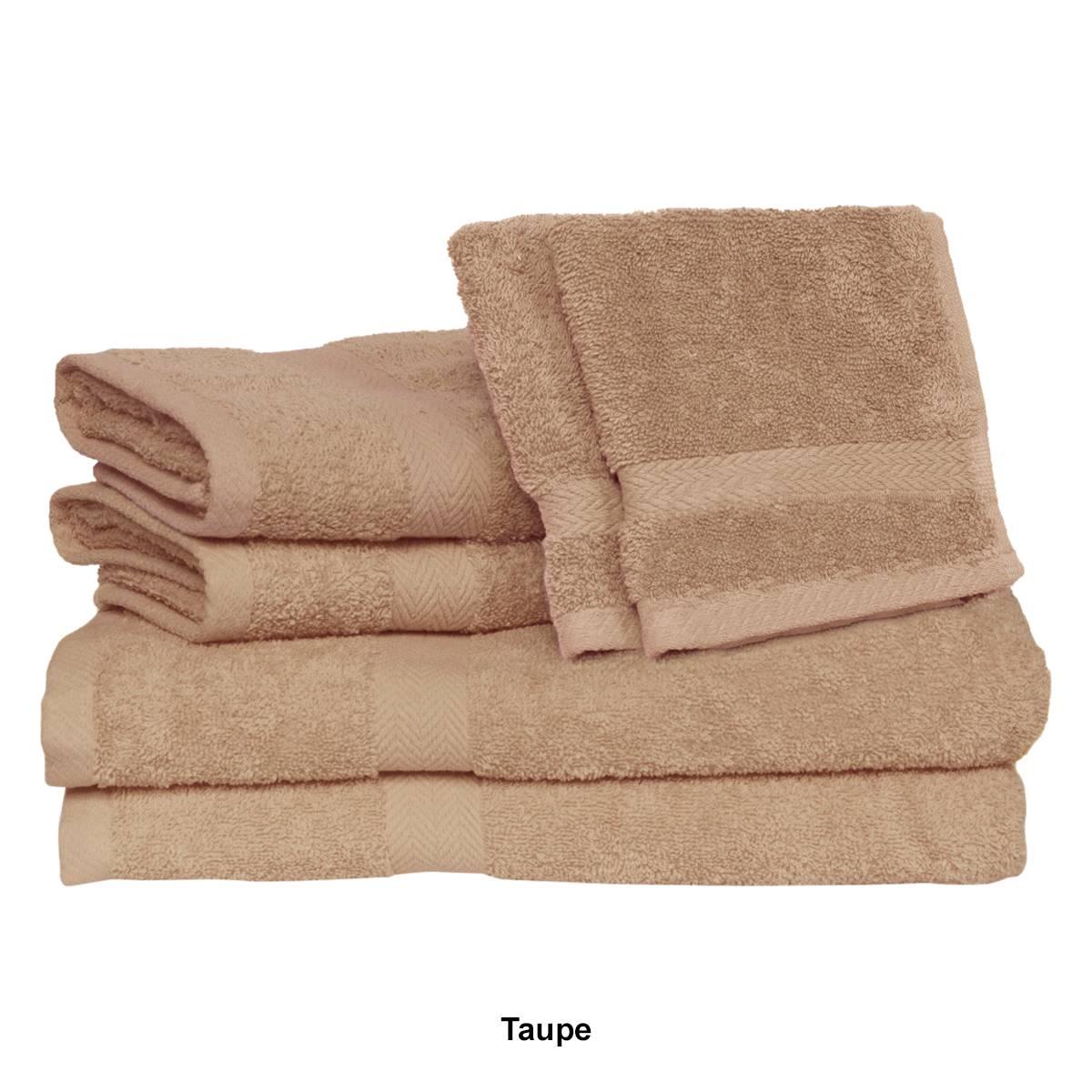 Deluxe 6pc. Solid Bath Towel Set