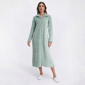 Womens Jasmine Rose Long Sleeve 48 Pasiley Zip Robe - image 1