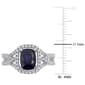 Gemstone Classics&#8482; 10kt. White Gold Lab Created Sapphire Ring - image 4