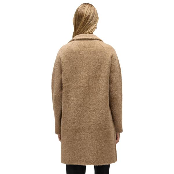 Womens NVLT Eyelash Strand Solid Coatigan