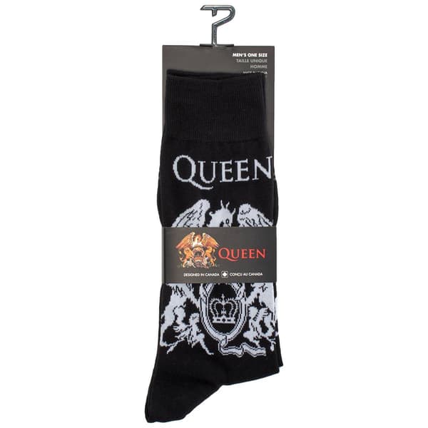 Mens Perri''s Queen Crest Crew Socks