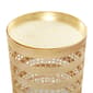9th & Pike® Gold Metal Transitional Cylinder Drum Table-Set of 2 - image 7