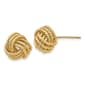 Gold Classics(tm) 12mm Gold Twist Knot Stud Earrings - image 1