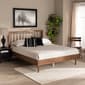 Baxton Studio Sora Ash Walnut Wood Queen Size Platform Bed - image 6