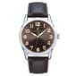 Mens Caribbean Joe Silver-Tone Easy Read Strap Watch - CJ7161SL - image 1