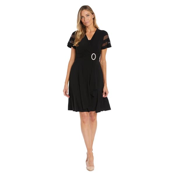 Womens R M Richards Cascade Cocktail A Line Dress Boscov s