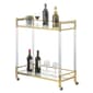 Convenience Concepts Royal Crest 2-Tier Glass Bar Cart - image 5