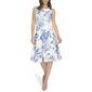Womens Calvin Klein Sleeveless Floral Scuba A-Line Dress - image 2
