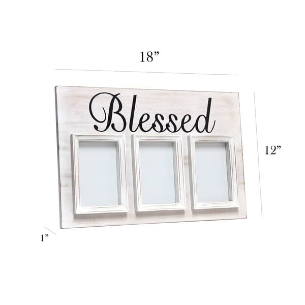 Elegant Designs 3 Photo Collage Frame Picture Frame - 4x6