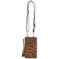 Womens DS Fashion North/South Crossbody Wallet - Leopard - image 4