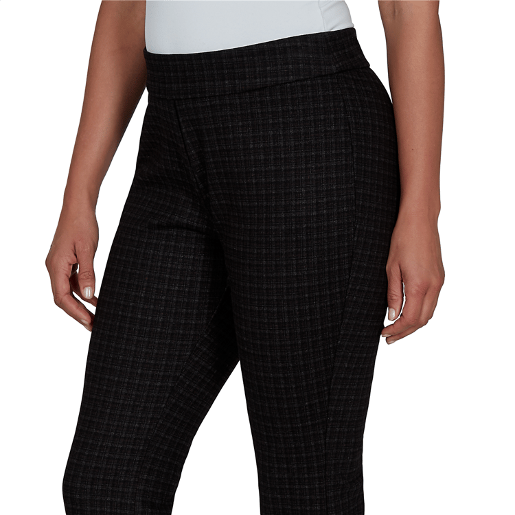 Petite Emaline Country Code Plaid Kick Flare Pull On Pants