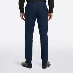 Mens Paisley & Gray Solid Pants - Grey Blue
